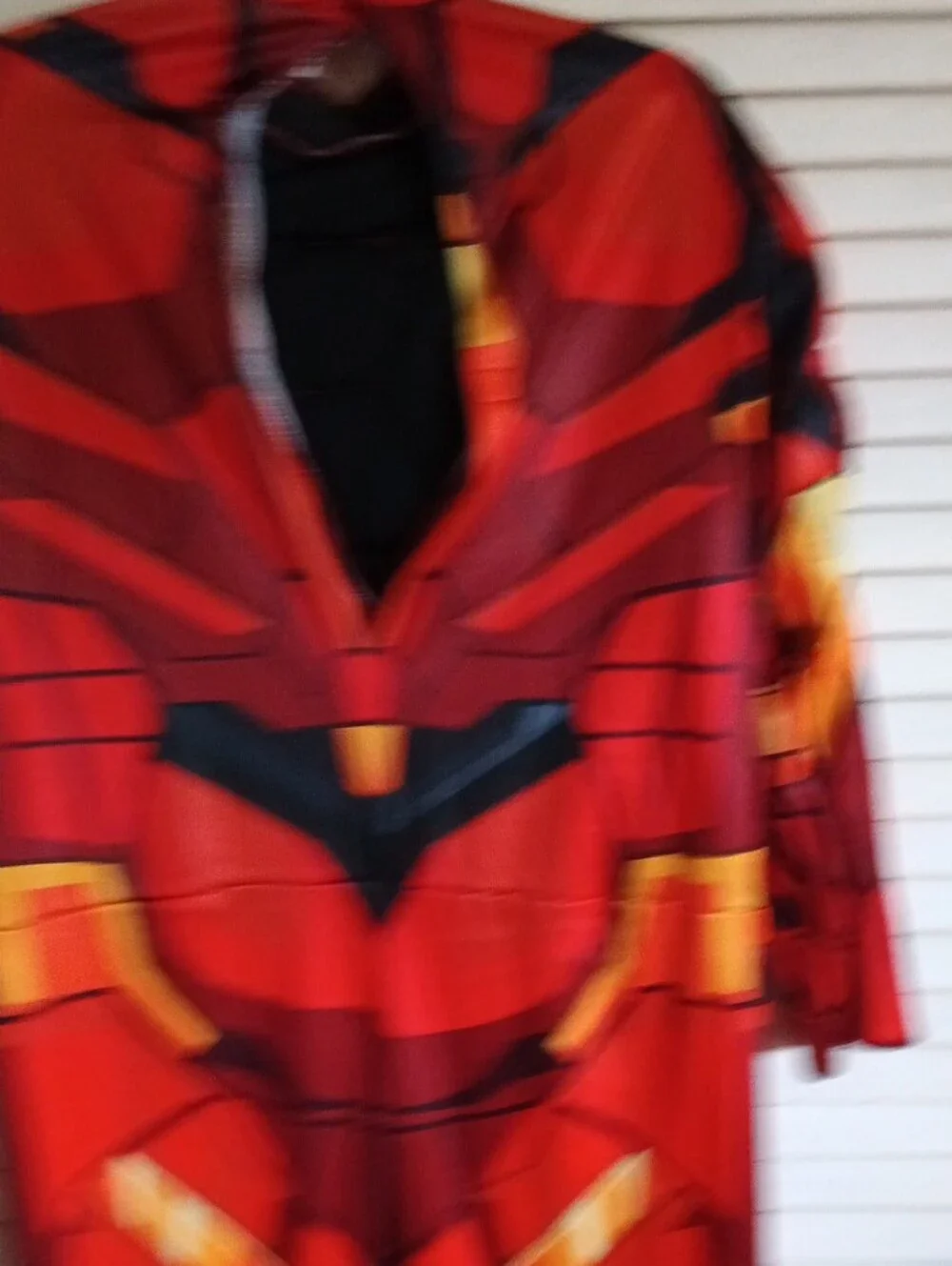 Marvel Red and Gold Iron Man Muscle Costume